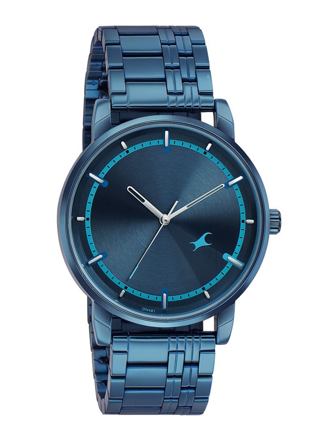 

Fastrack Men Brass Dial & Bracelet Style Straps Analogue Watch 3278QM01, Blue