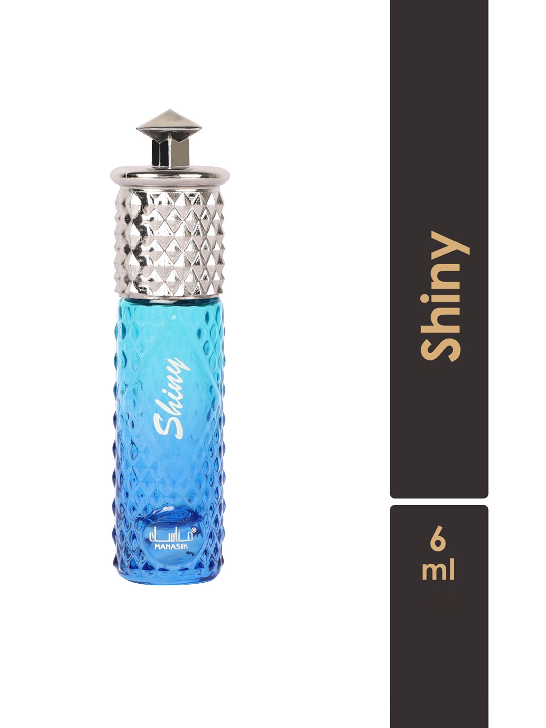 

MANASIK Men Shiny Alcohol Free Roll-On Attar - 6 ml, Blue