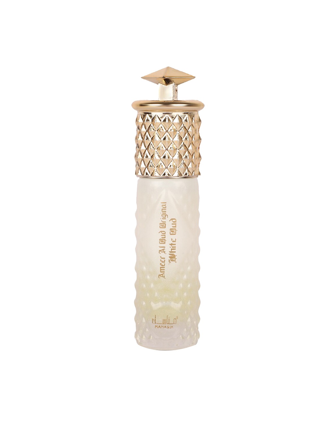 

MANASIK Men Ameer Al Oud Original Alcohol Free Roll-On Attar - 6 ml, White