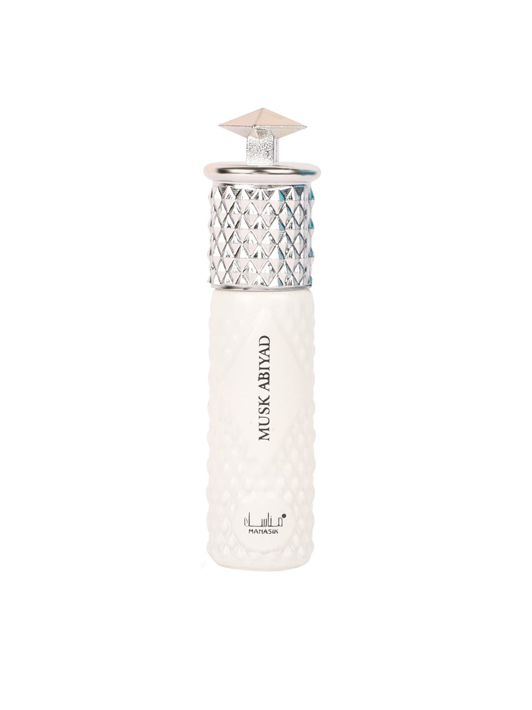 

MANASIK Women Musk Abiyad Long-Lasting Roll-On Attar - 6ml, White