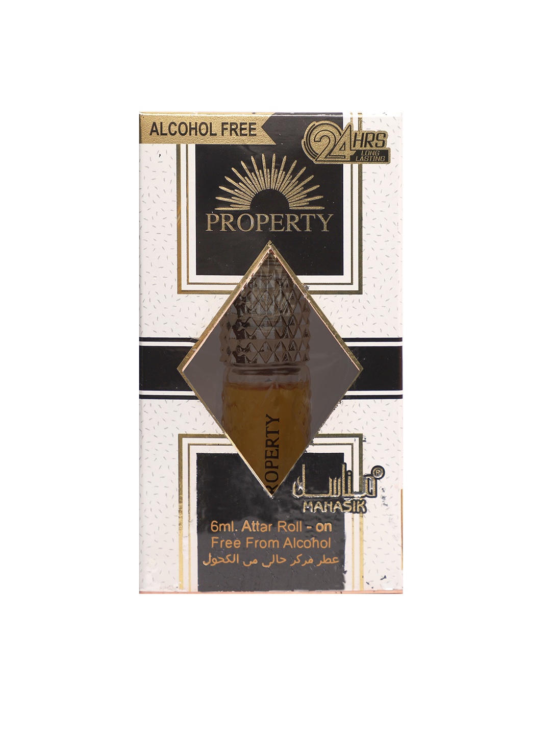 

MANASIK Men Property Alcohol-Free Long-Lasting Roll-On Attar - 6ml, Orange