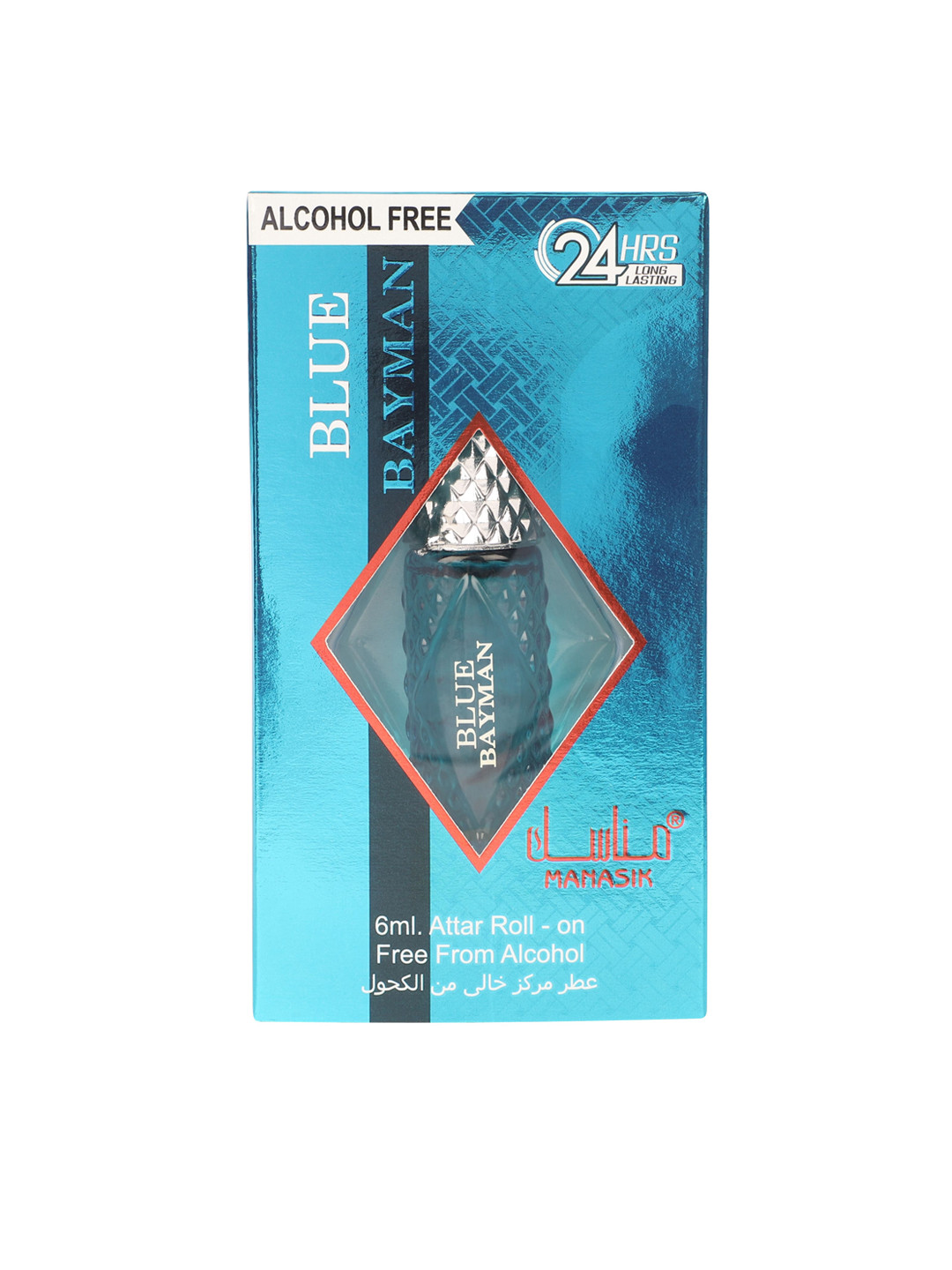 

MANASIK Men Blue Bayman Alcohol-Free Long-Lasting Roll-On Attar - 6ml
