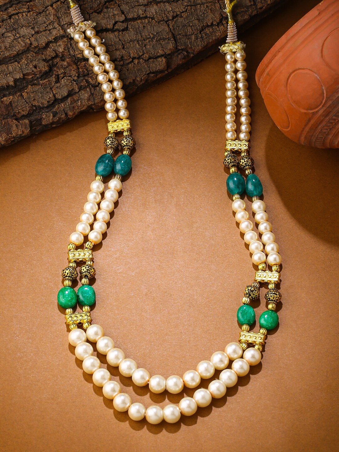 

Tistabene Gold-Plated Beaded Necklace