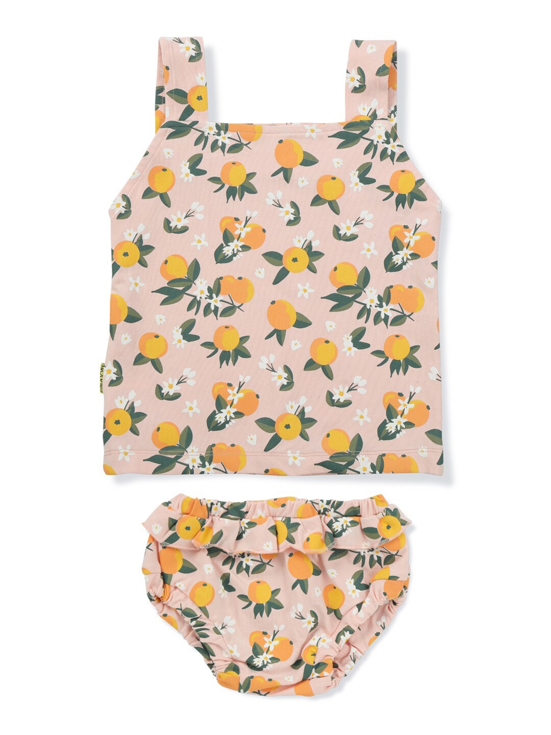 

Gini and Jony Infants Girls Pure Cotton Top with Shorts, Pink