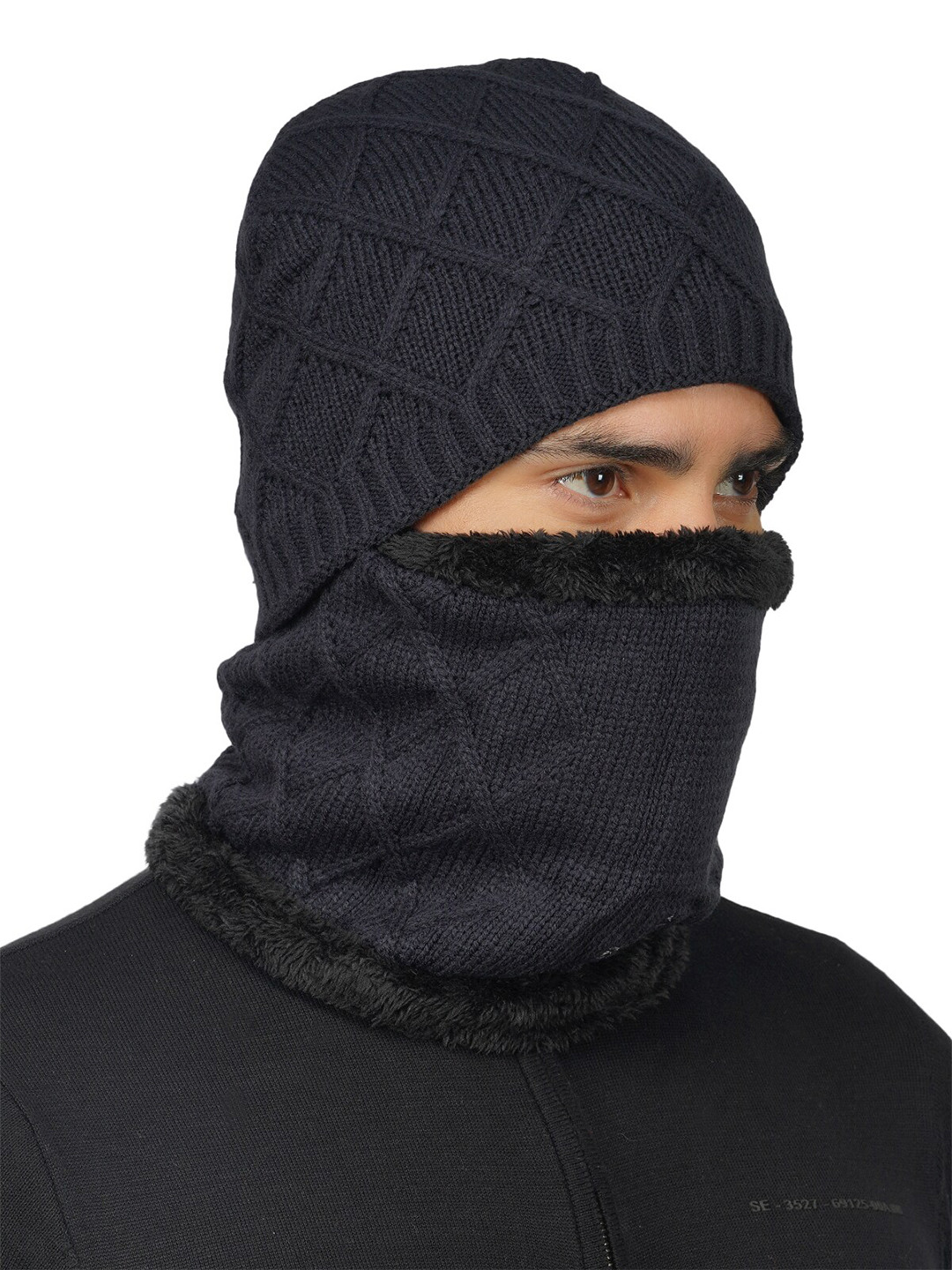 

iSWEVEN Unisex Woolen Winter Caps, Blue