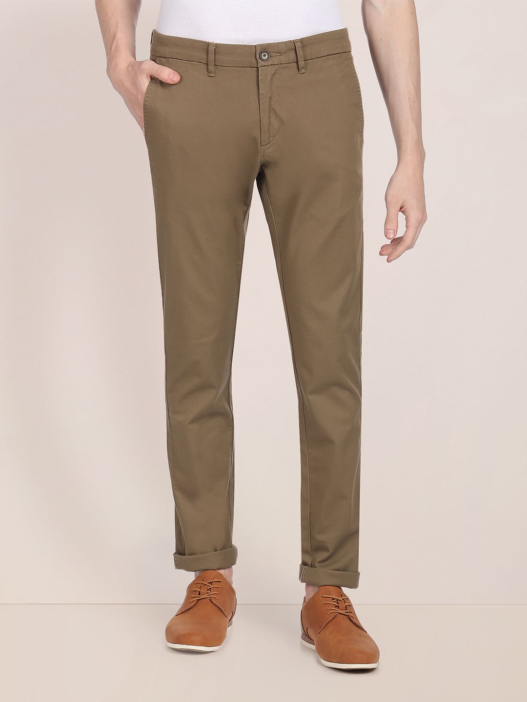 

U.S. Polo Assn. Men Casual Trousers, Brown