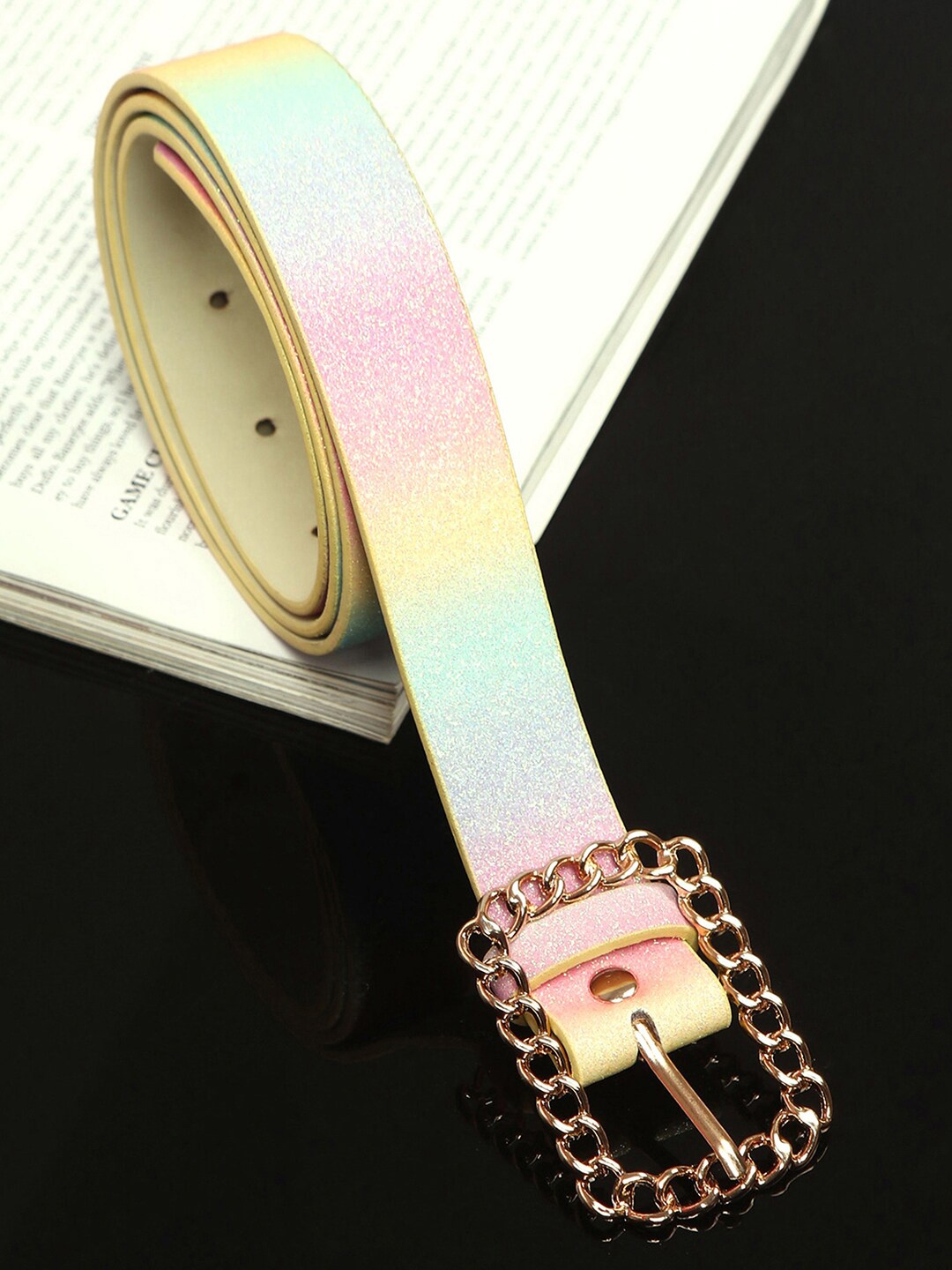 

HAUTE SAUCE by Campus Sutra Women Printed Belt, Pink