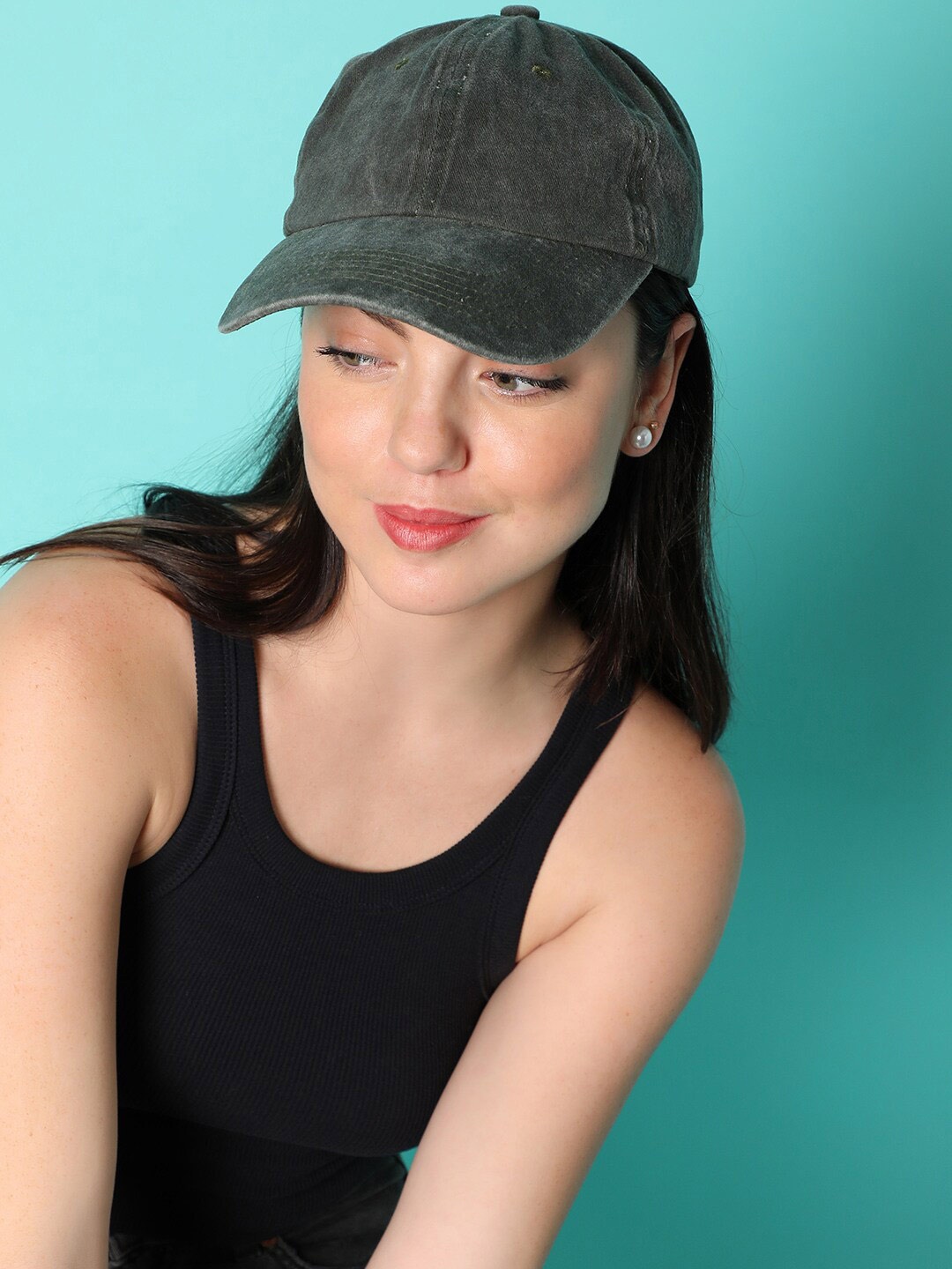 

HAUTE SAUCE by Campus Sutra Women Cotton Baseball Cap, Grey