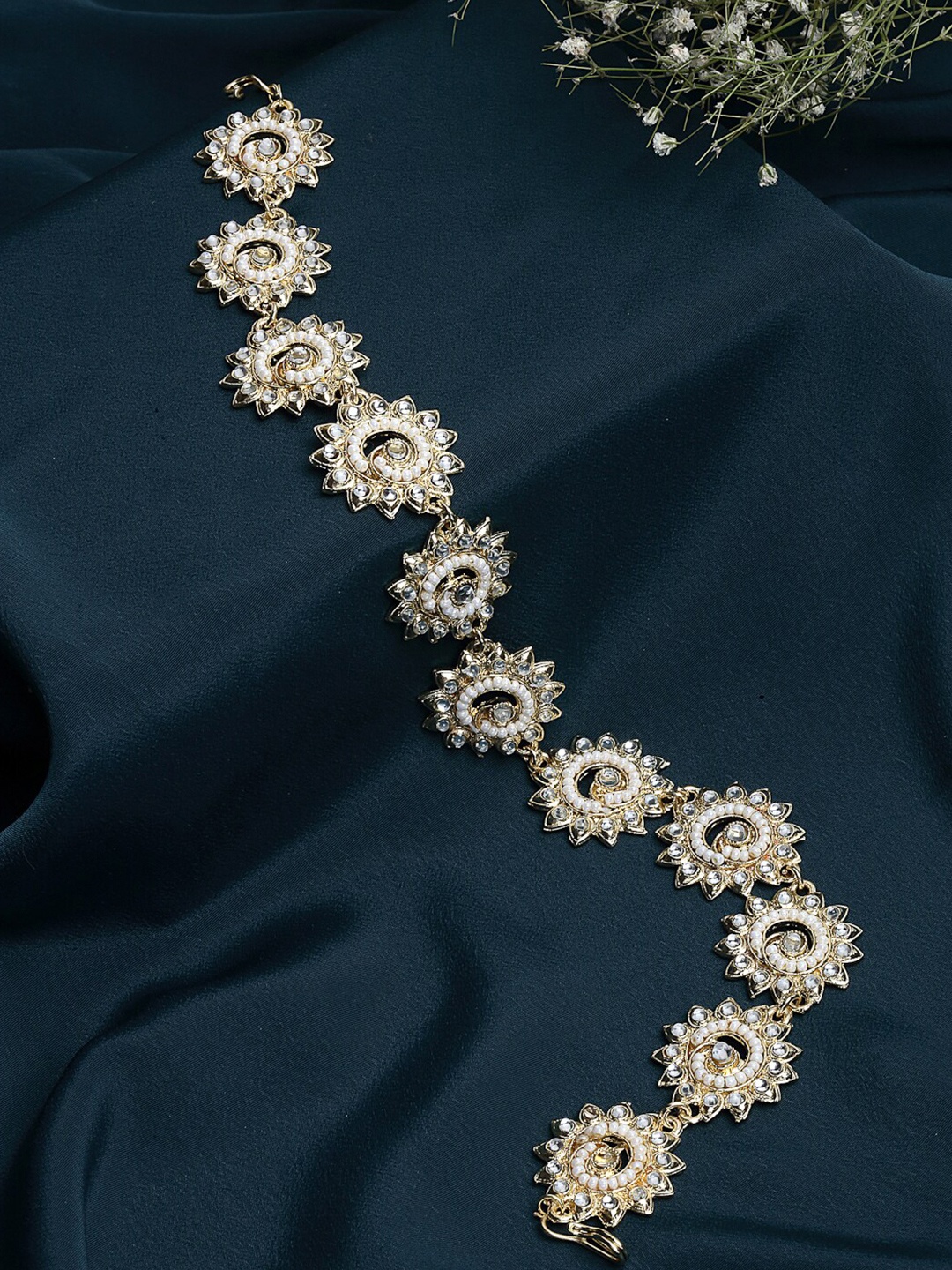 

PANASH Women Gold-Plated Embellished Hairband