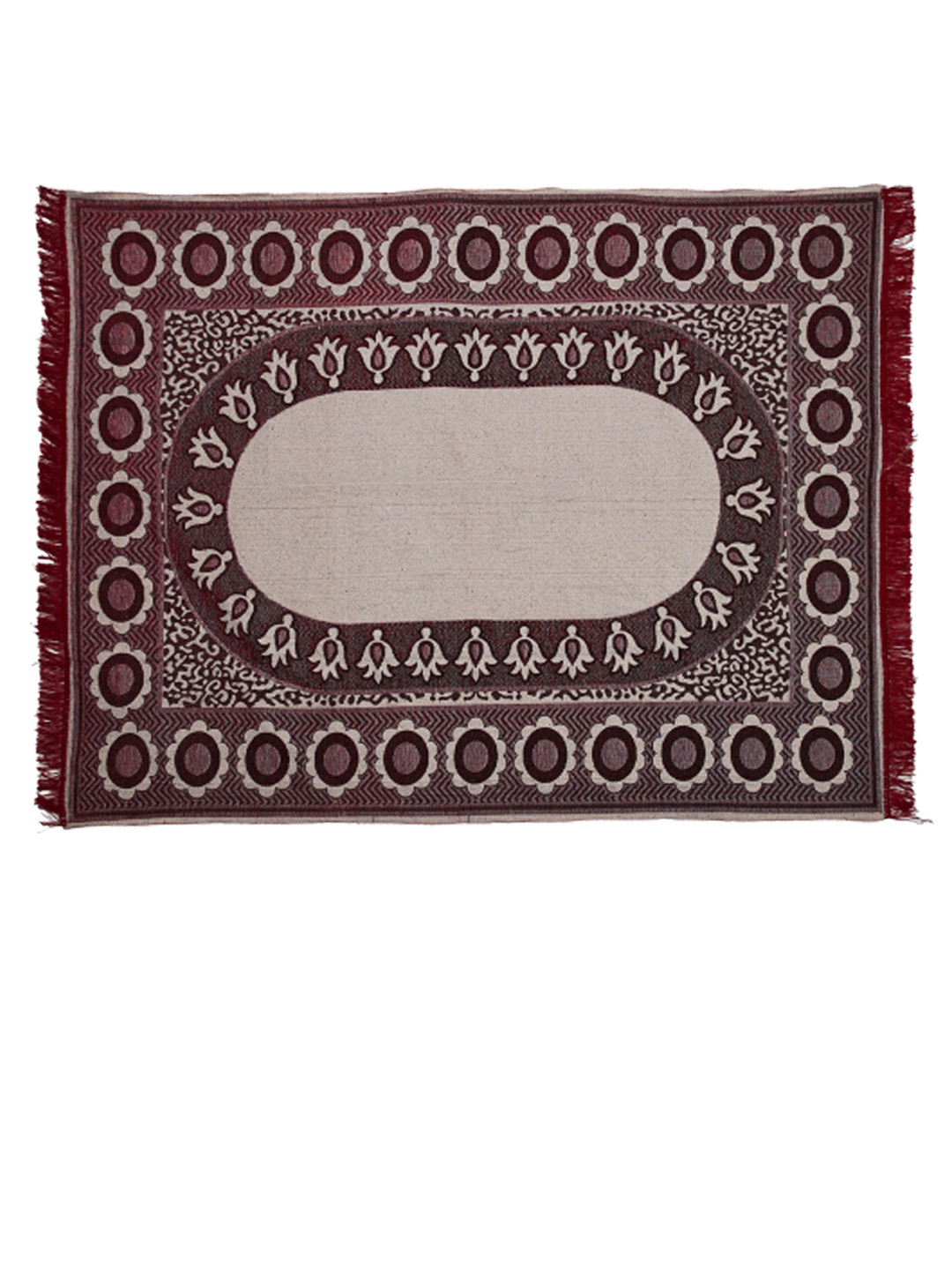 

Home Centre Corsica Classic Red & White Geometric Woven Carpets