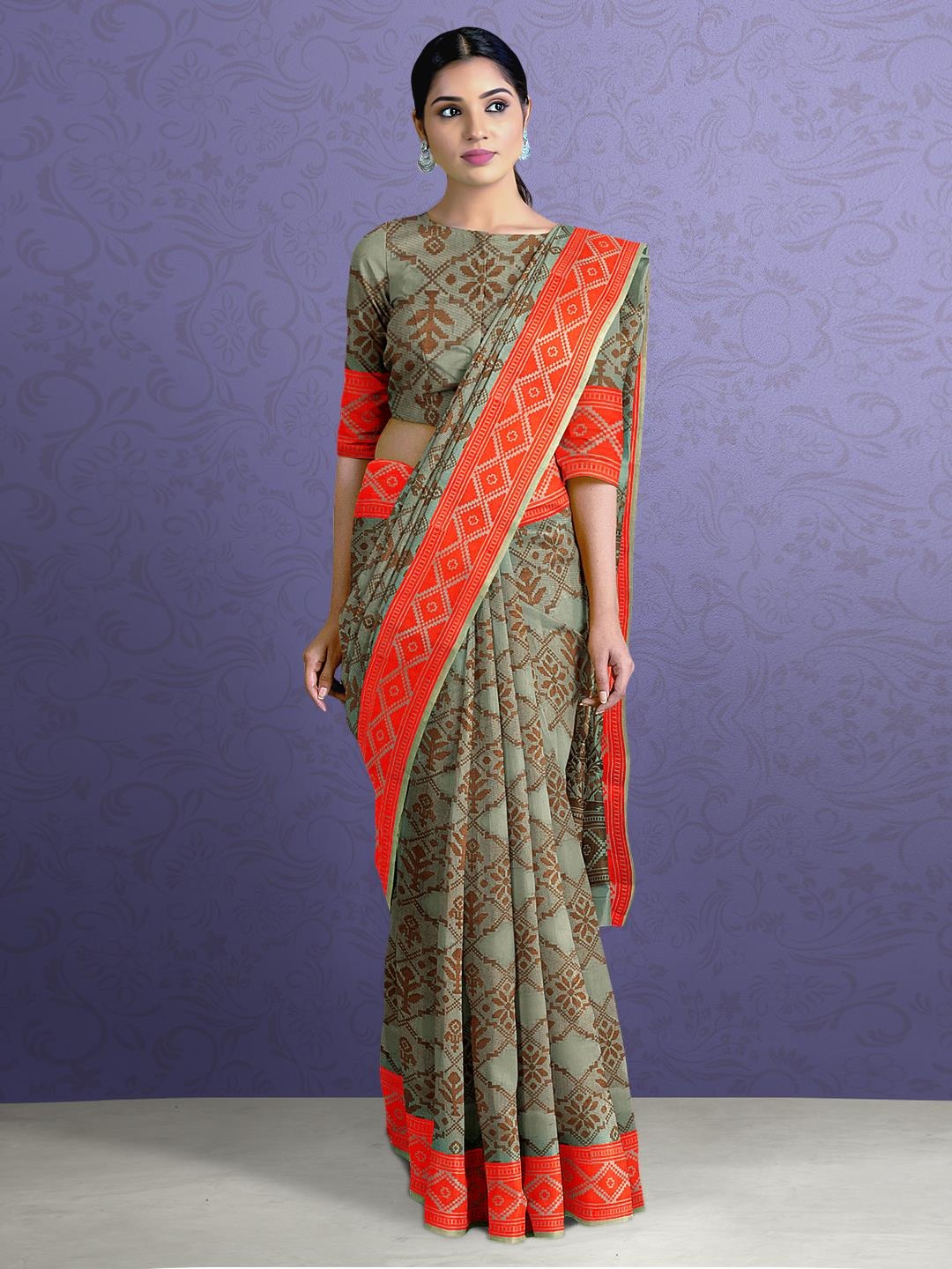 

Kalamandir Woven Design Saree, Grey