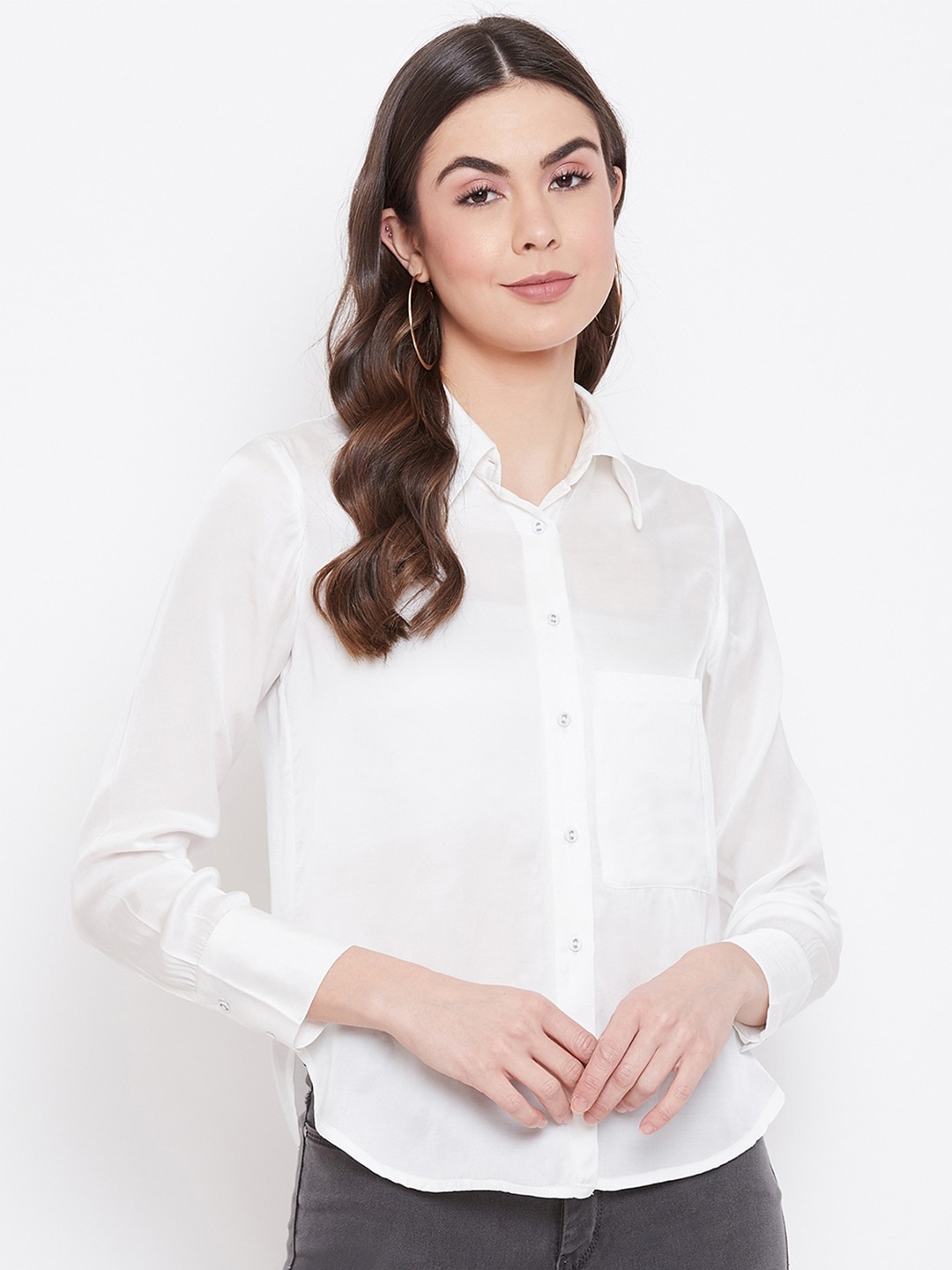 

sandy AND ritz Comfort Regular Fit Casual Shirt, Off white