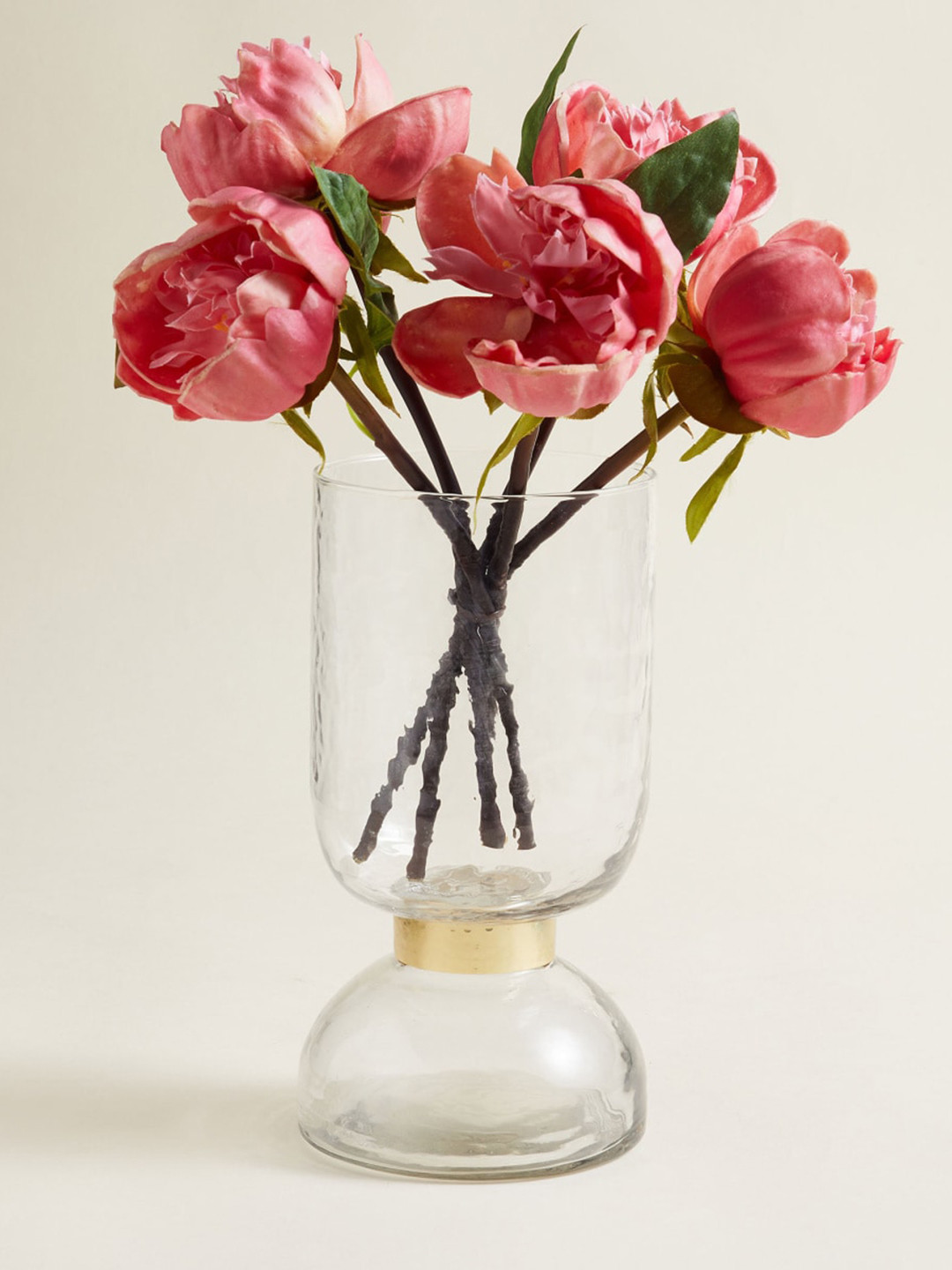 

Home Centre Modern Luxe Transparent Hurricane Glass Candle Holder