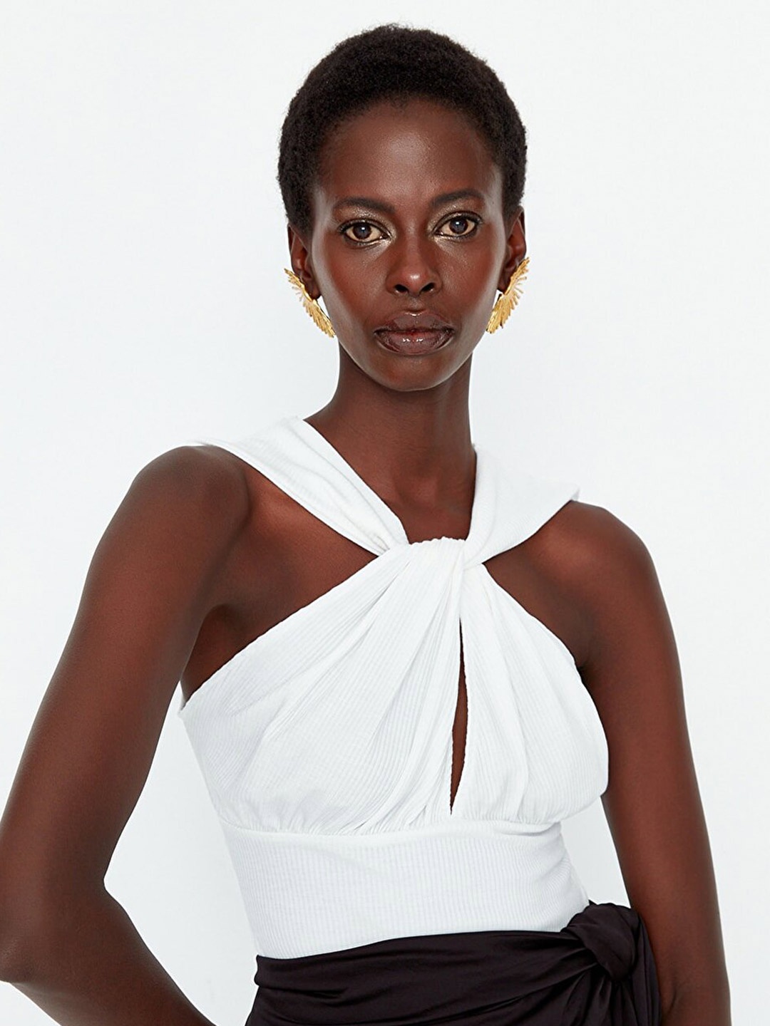 

Trendyol Halter Neck Top, White