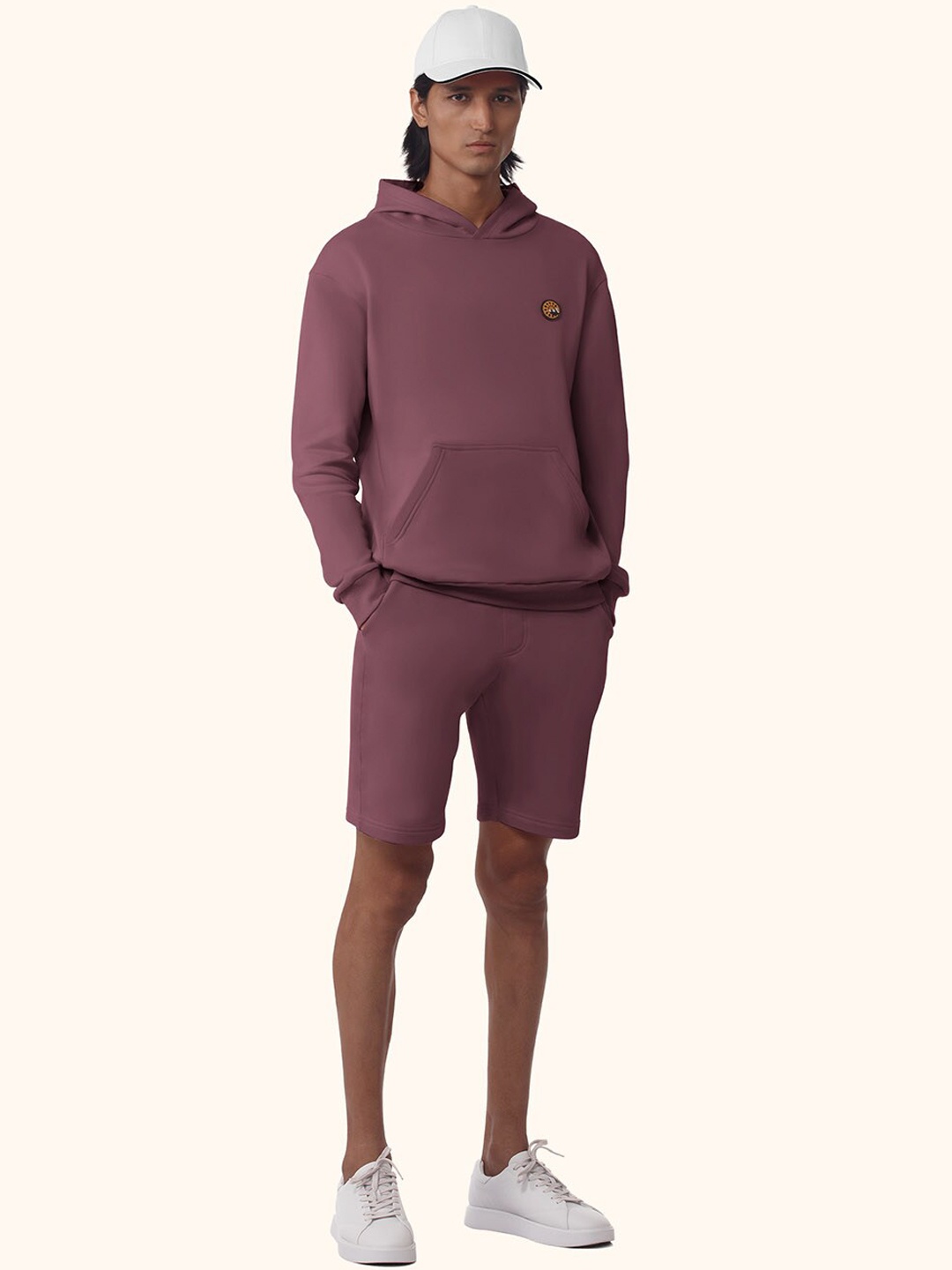 

PANGOLIN Men 4-Way Stretchable & Sweat-Wicking Shorts, Purple