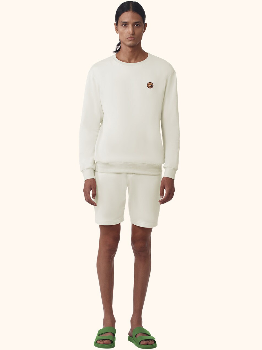 

PANGOLIN Men Cotton Re-Fresh Technology Shorts, White