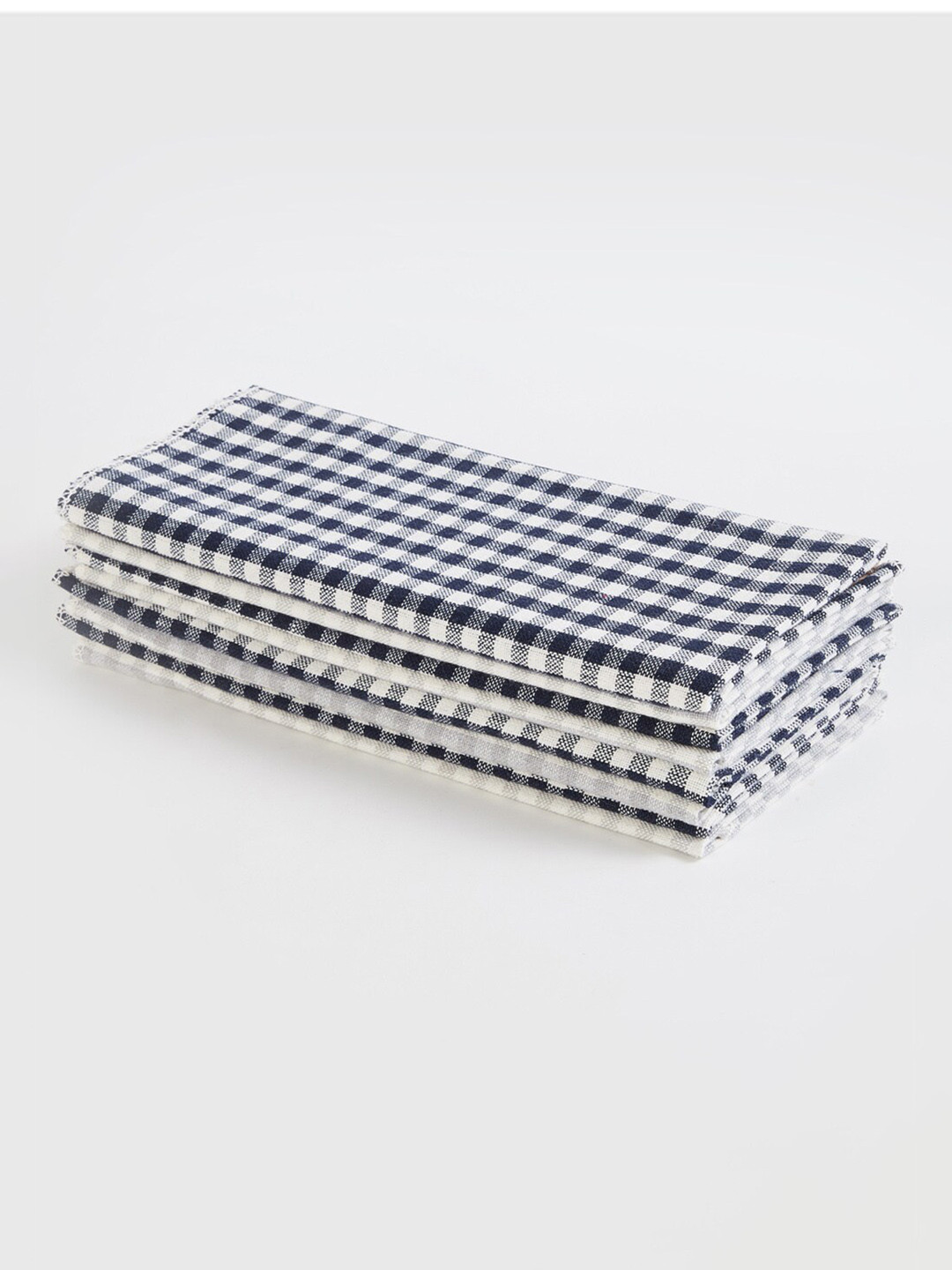 

Home Centre Retrieve 8 Pcs Checked Kitchen Towel, Black