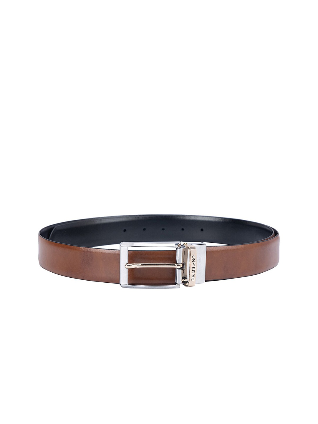 

Da Milano Men Push-Pin Belt, Brown