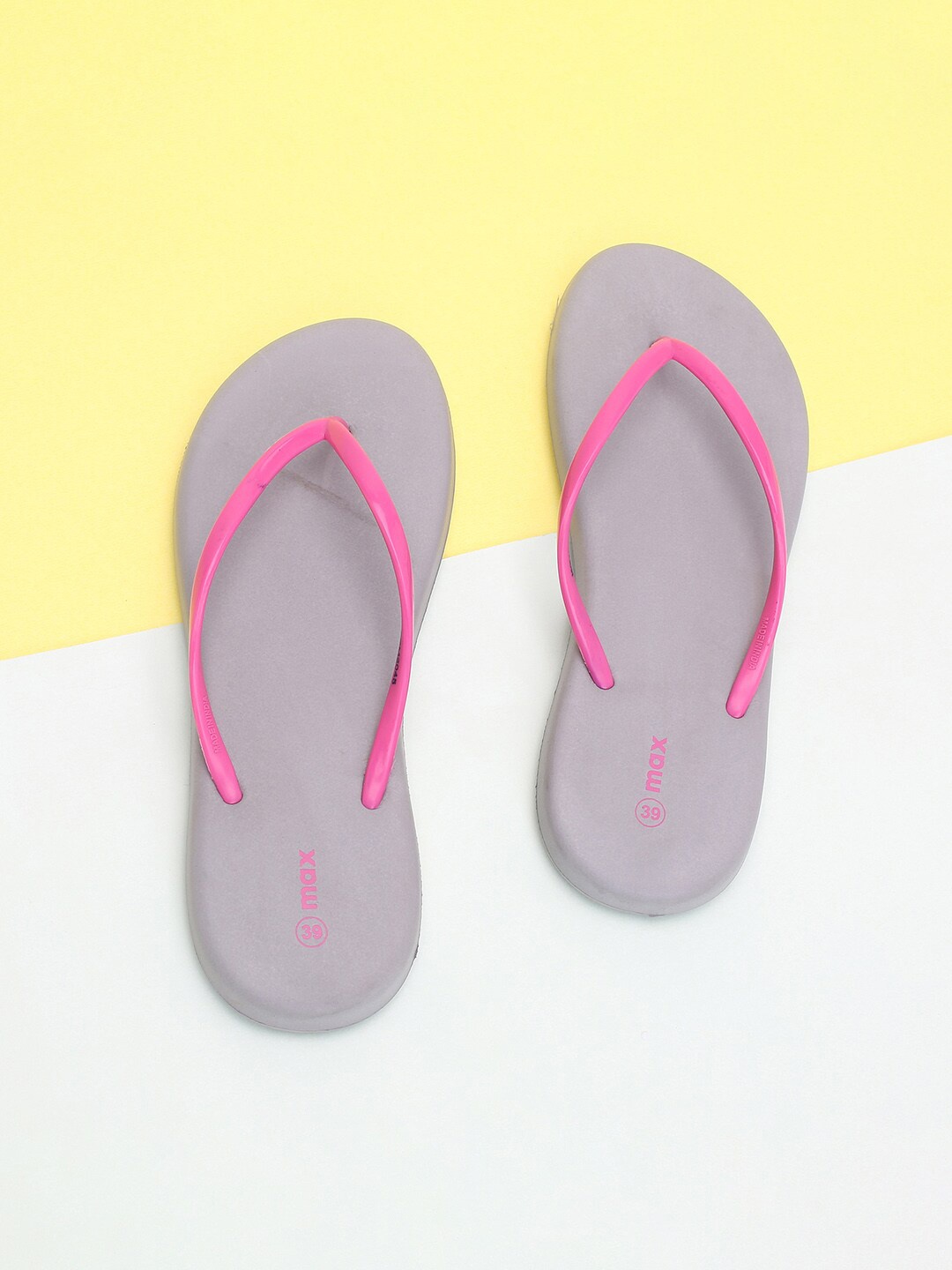 

max Women Thong Flip-Flops, Grey
