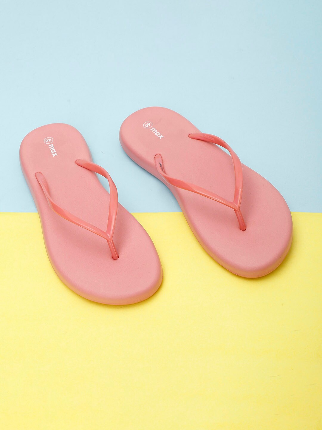 

max Women Thong Flip-Flops, Pink