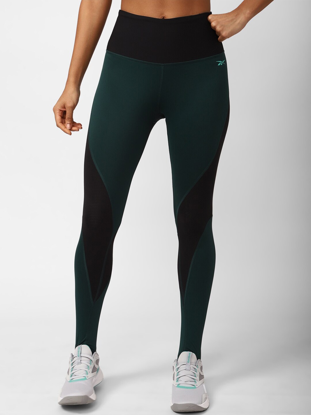 

Reebok Women Rbk Fitness TS T Graphene Lux High-Rise Tights, Green