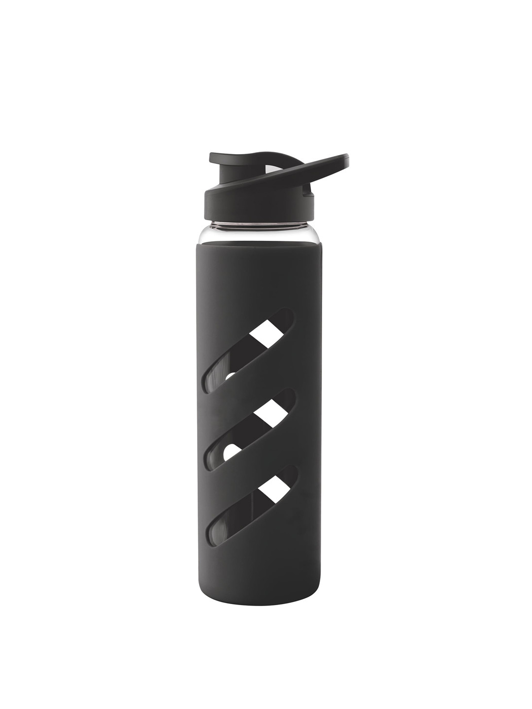 

Treo Proteger 750 Black Borosilicate Glass Bottle With Silicon Protector 725 ml