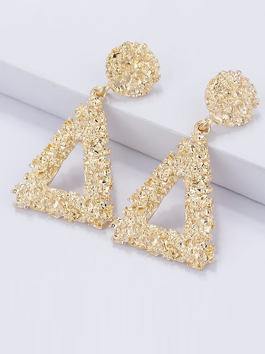 

AVANT-GARDE PARIS Women Gold-Plated Contemporary Drop Earrings