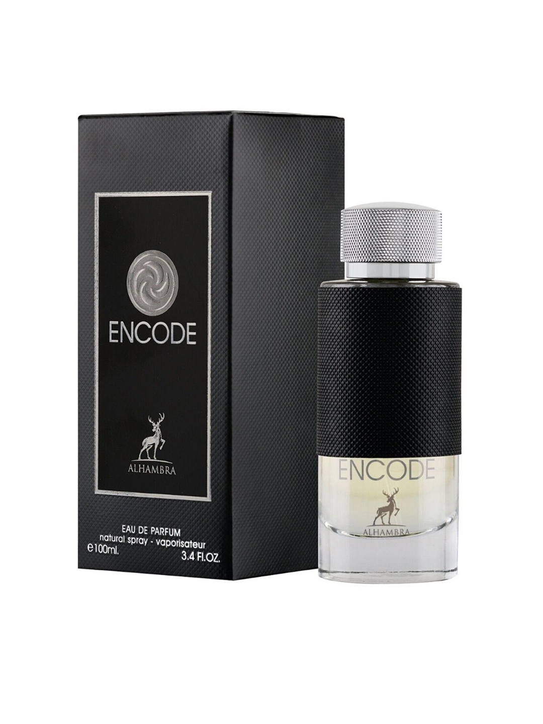 

Lattafa Men Alhambra Encode Eau De Parfum - 100 ml, Black
