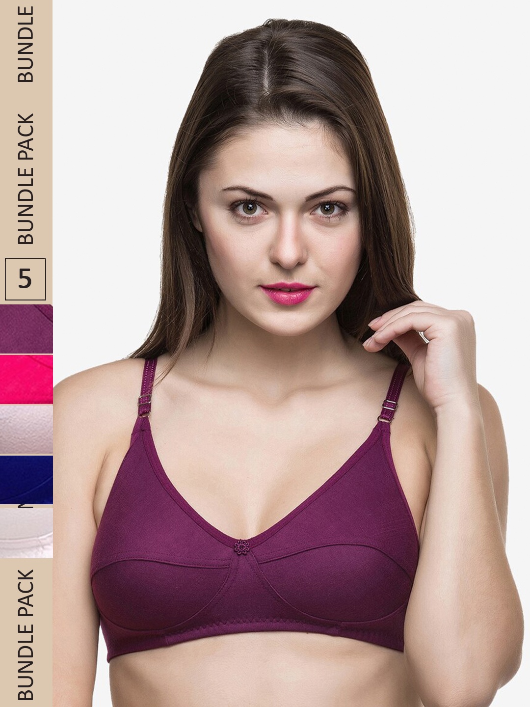 

College Girl Pink & Blue Bra
