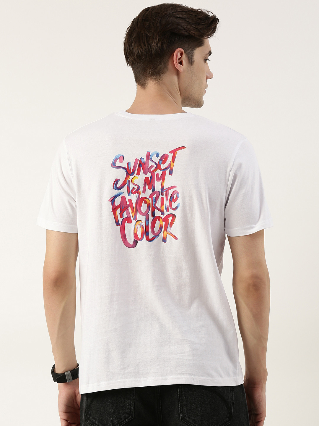

Bene Kleed Graphic Printed Regular Fit T-shirt, White