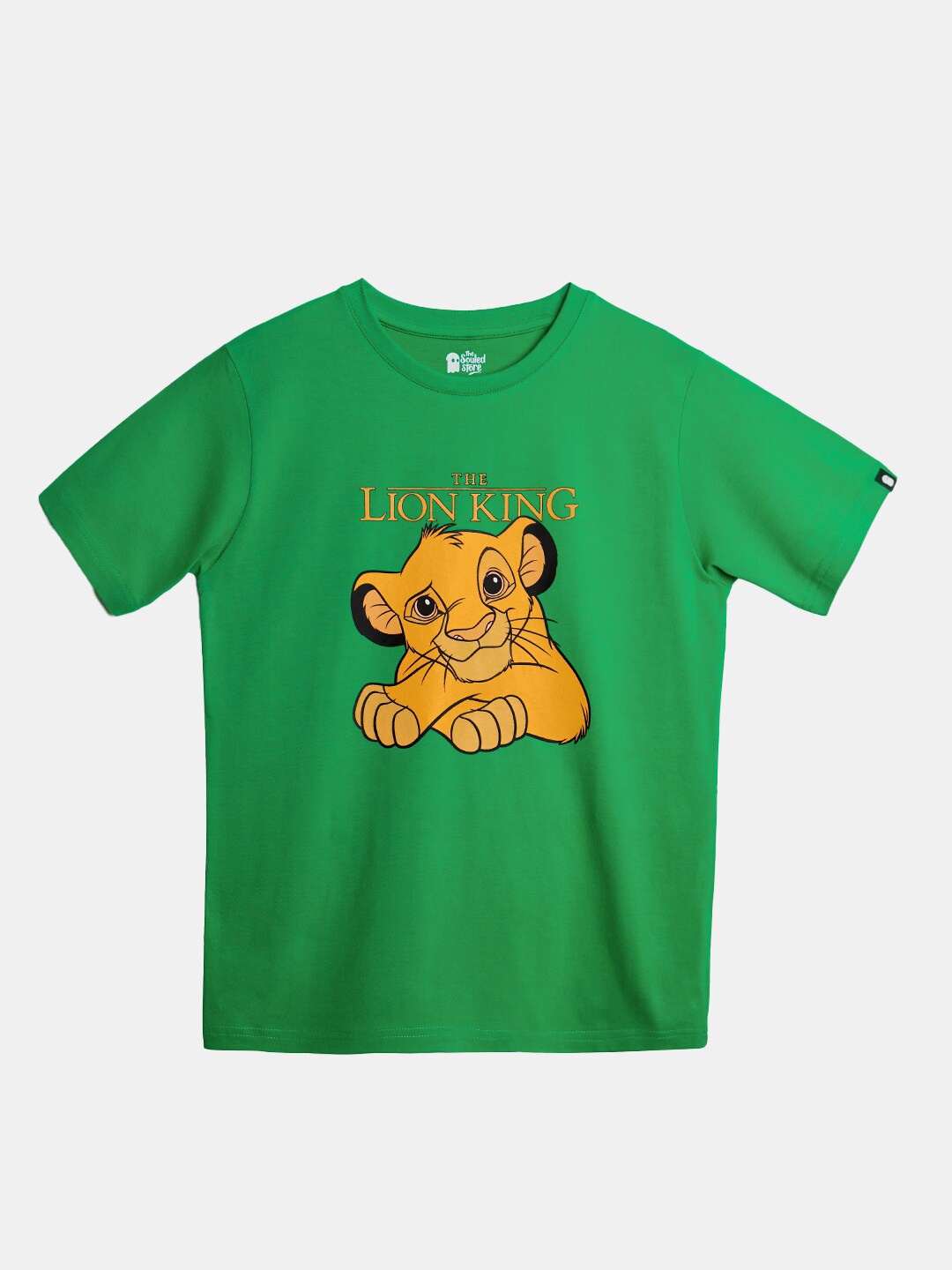 

The Souled Store Boys Pure Cotton Graphic Printed T-shirt, Green
