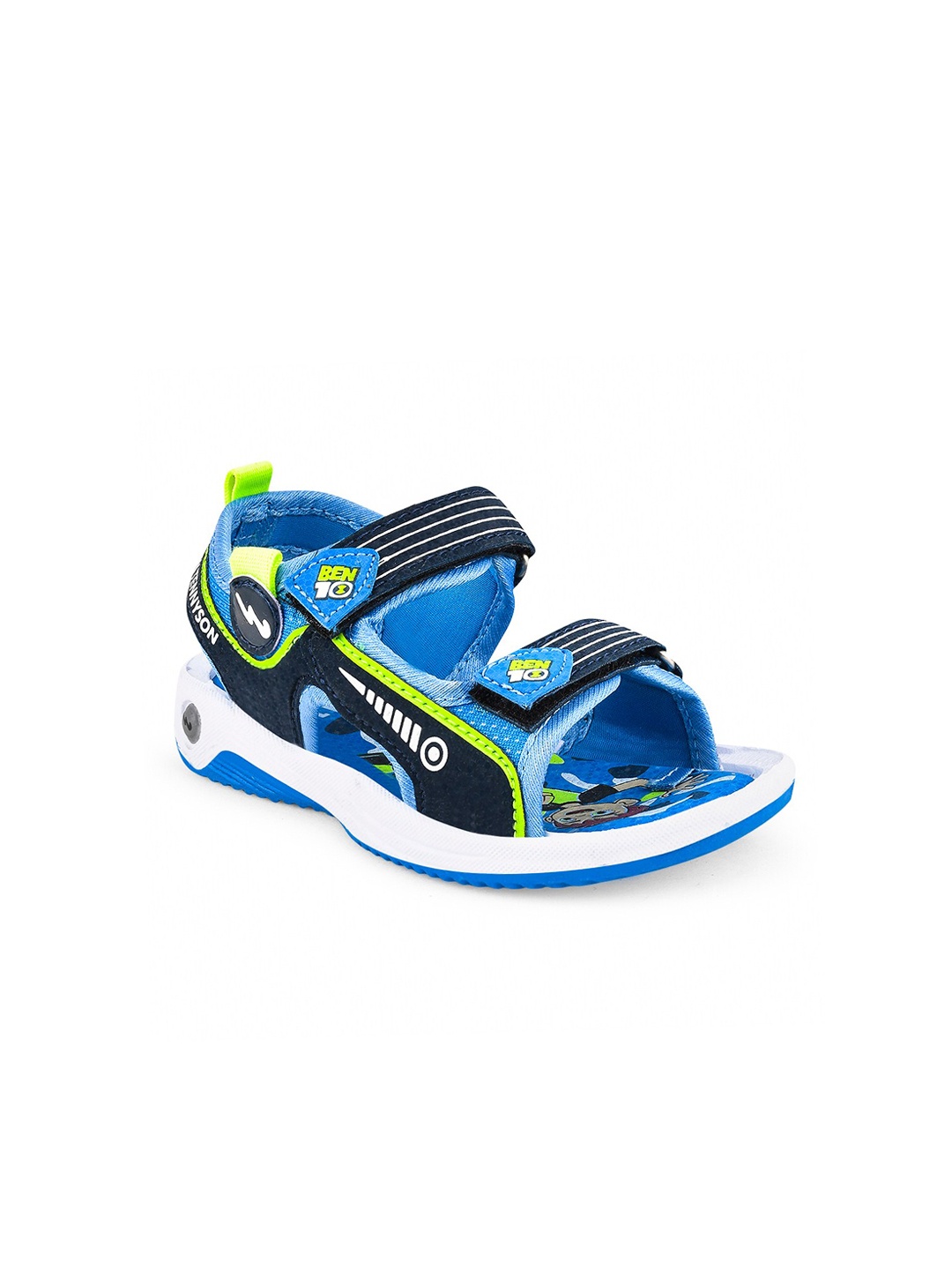 

Campus Kids Ben 10 Printed Sports Sandals, Blue