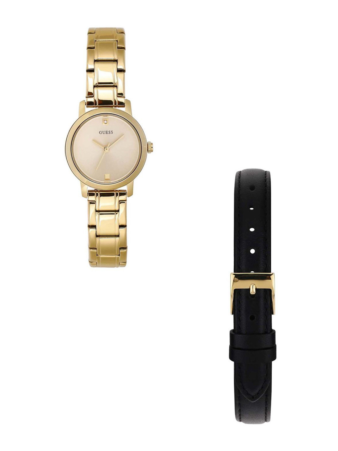 

GUESS Women Bracelet Style Straps Analogue Watch GW0372L1, Gold