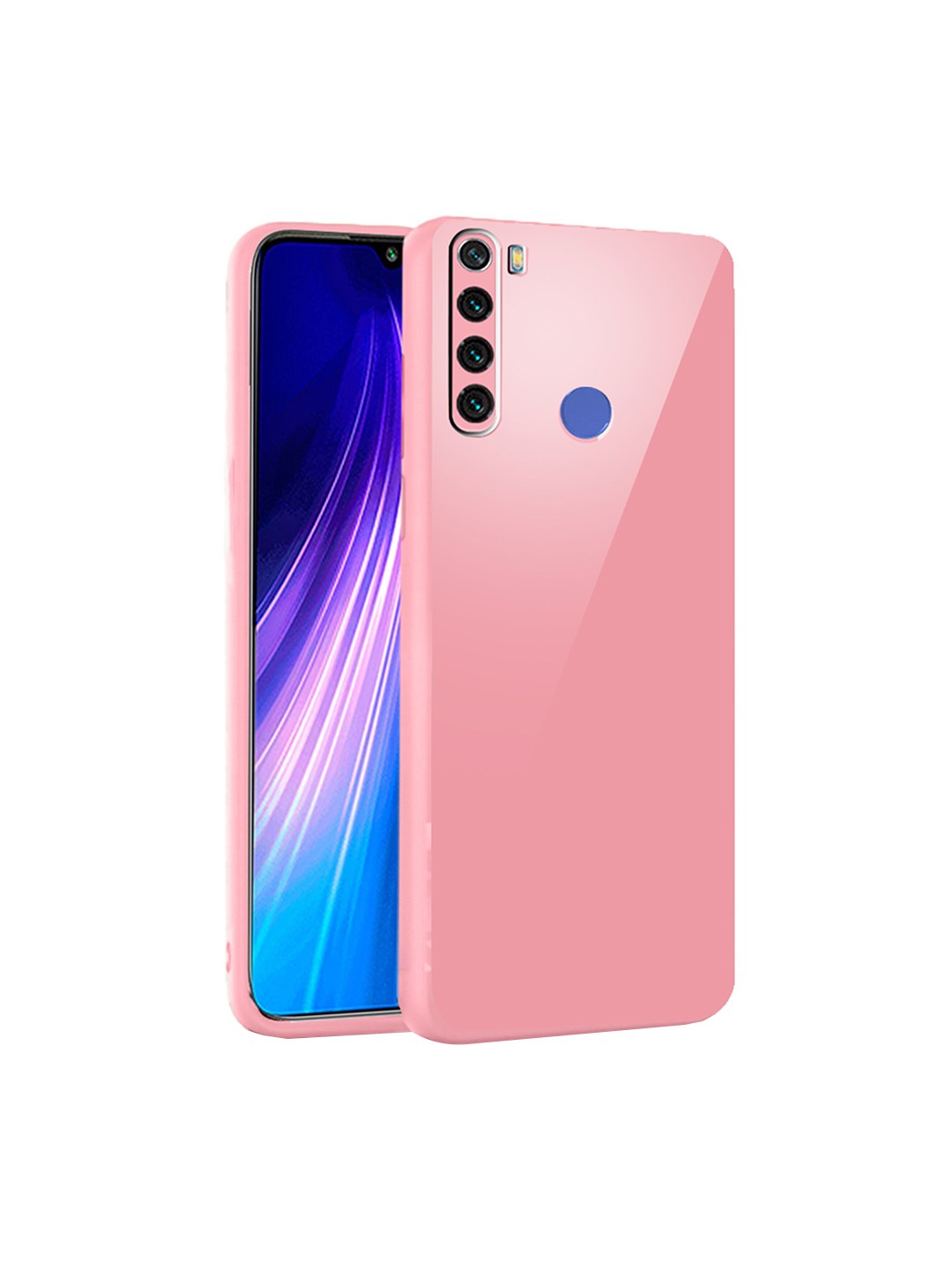 

Karwan Xiaomi Redmi Note 8 Mobile Back Cover, Pink