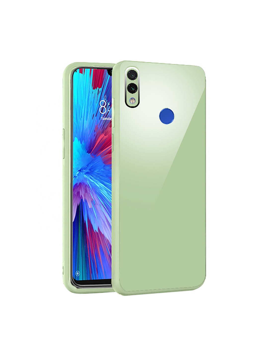 

Karwan Xiaomi Redmi Note 7 Mobile Back Cover, Green