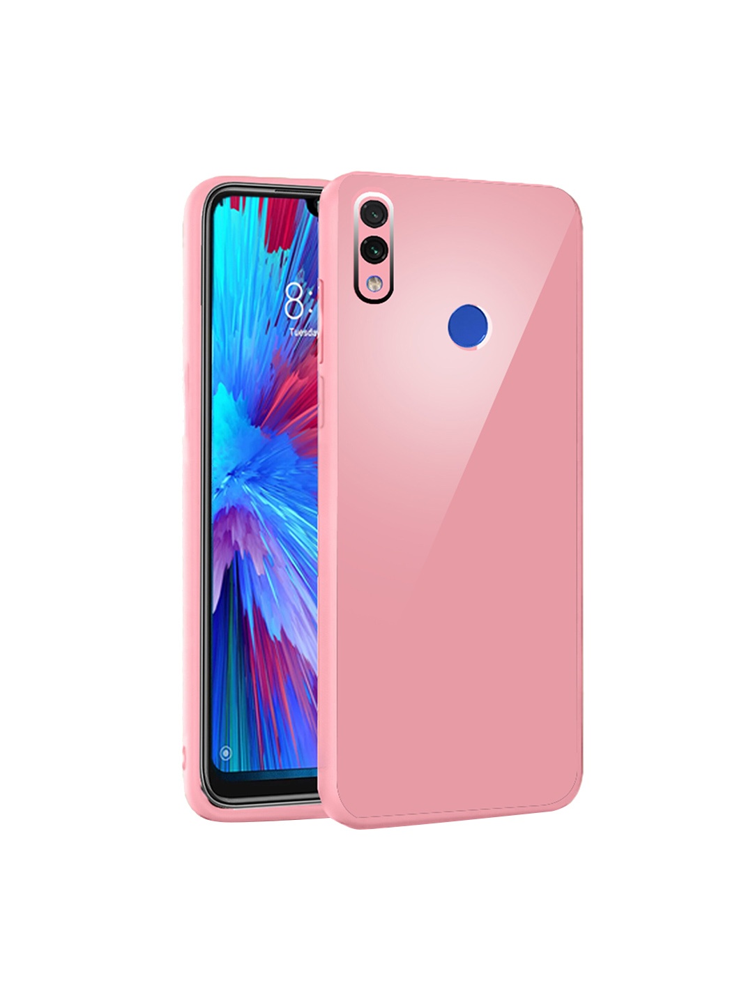 

Karwan Xiaomi Redmi Note 7 Pro Mobile Back Cover, Pink