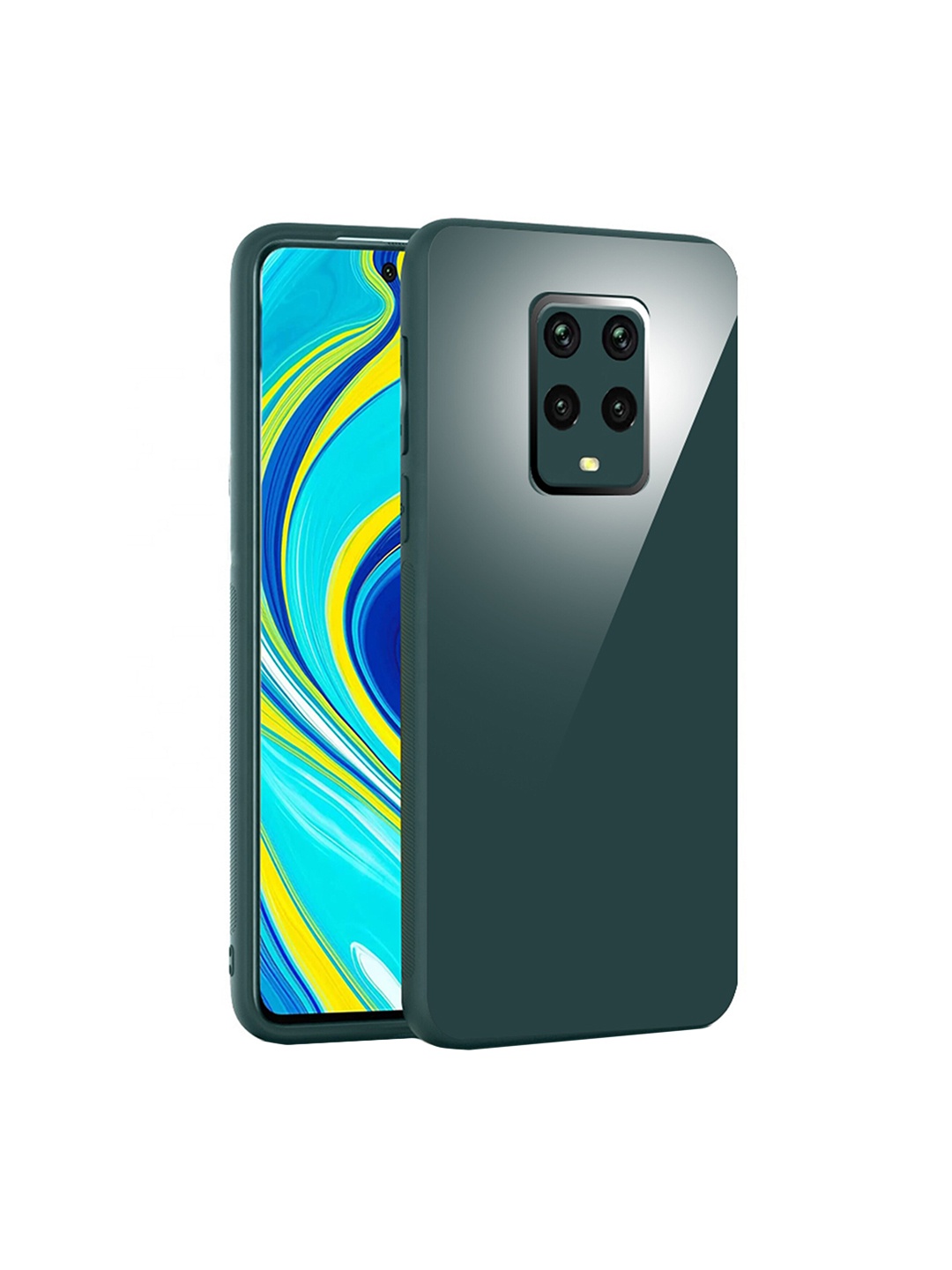 

Karwan Xiaomi Redmi Note 9 Pro Mobile Back Cover, Green