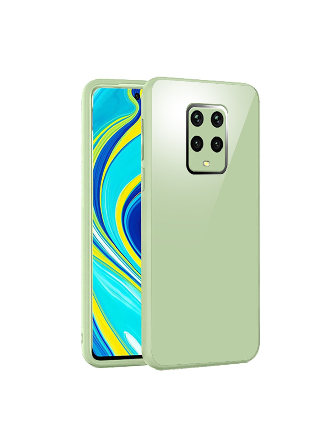 

Karwan Redmi Note 9 Pro Shock Proof Back Cover, Green