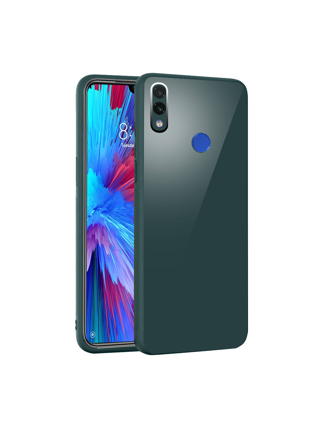 

Karwan Xiaomi Redmi Note 7 Pro Mobile Back Cover, Green
