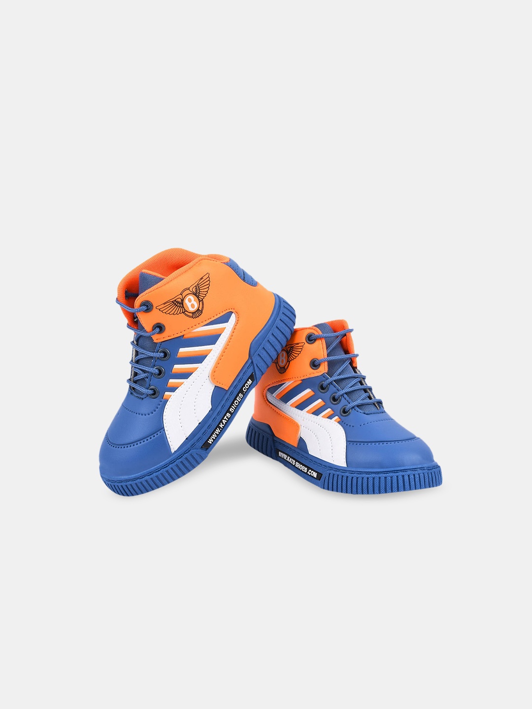 

Hopscotch Boys Woven Design Sneakers, Blue
