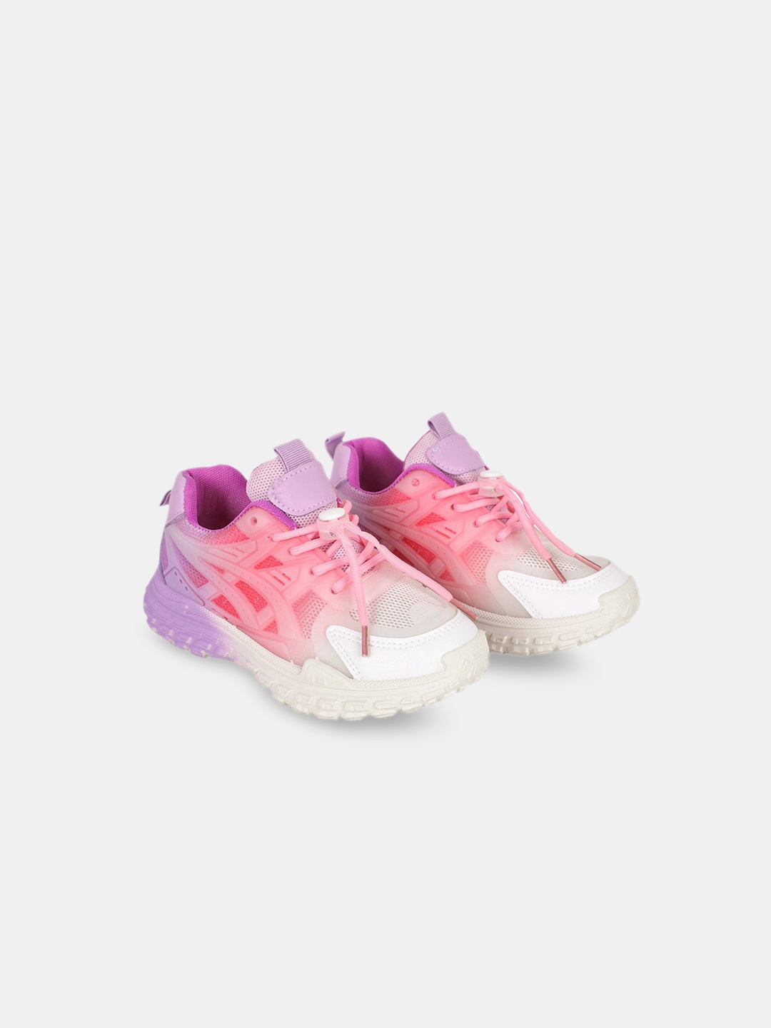 

Hopscotch Girls Colourblocked Sneakers, Pink
