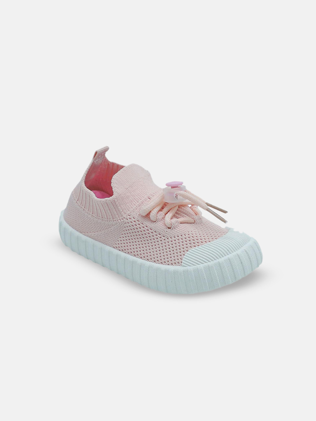 

Hopscotch Girls Woven Design Sneakers, Pink