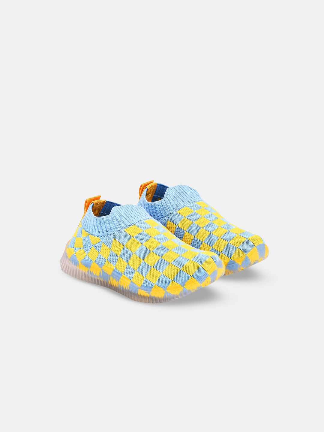 

Hopscotch Kids Printed PU Slip-On Sneakers, Blue