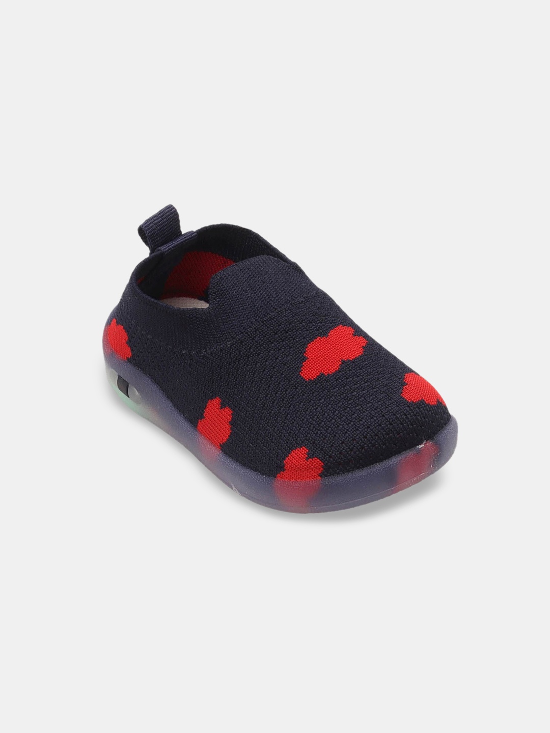 

Hopscotch Kids Colourblocked PU Slip-On Sneakers, Blue