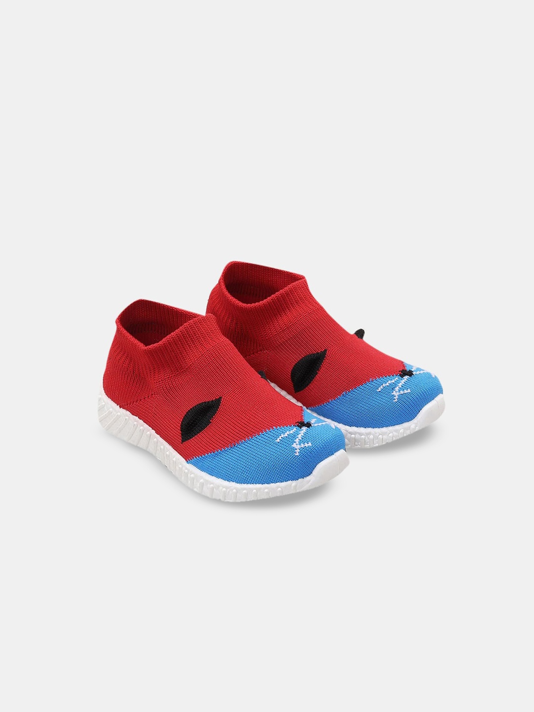 

Hopscotch Kids Colourblocked Sneakers, Red