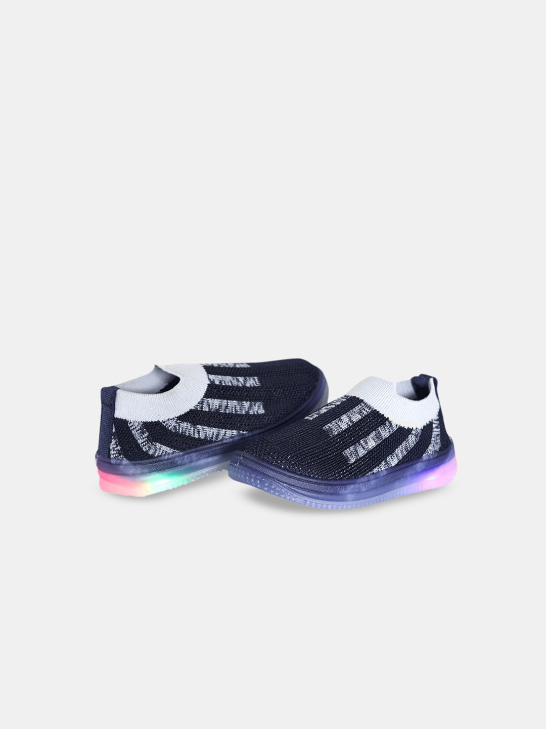 

Hopscotch Kids Woven Design Slip-On Sneakers, Multi