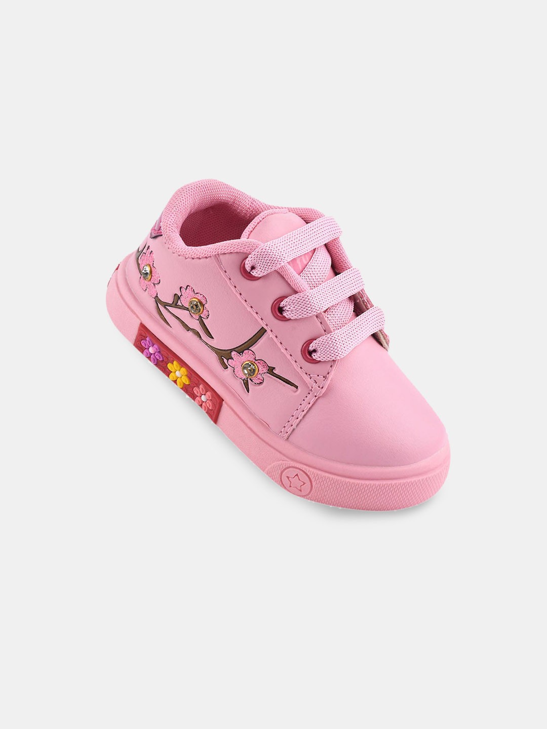 

Hopscotch Girls Embroidered Sneakers, Pink