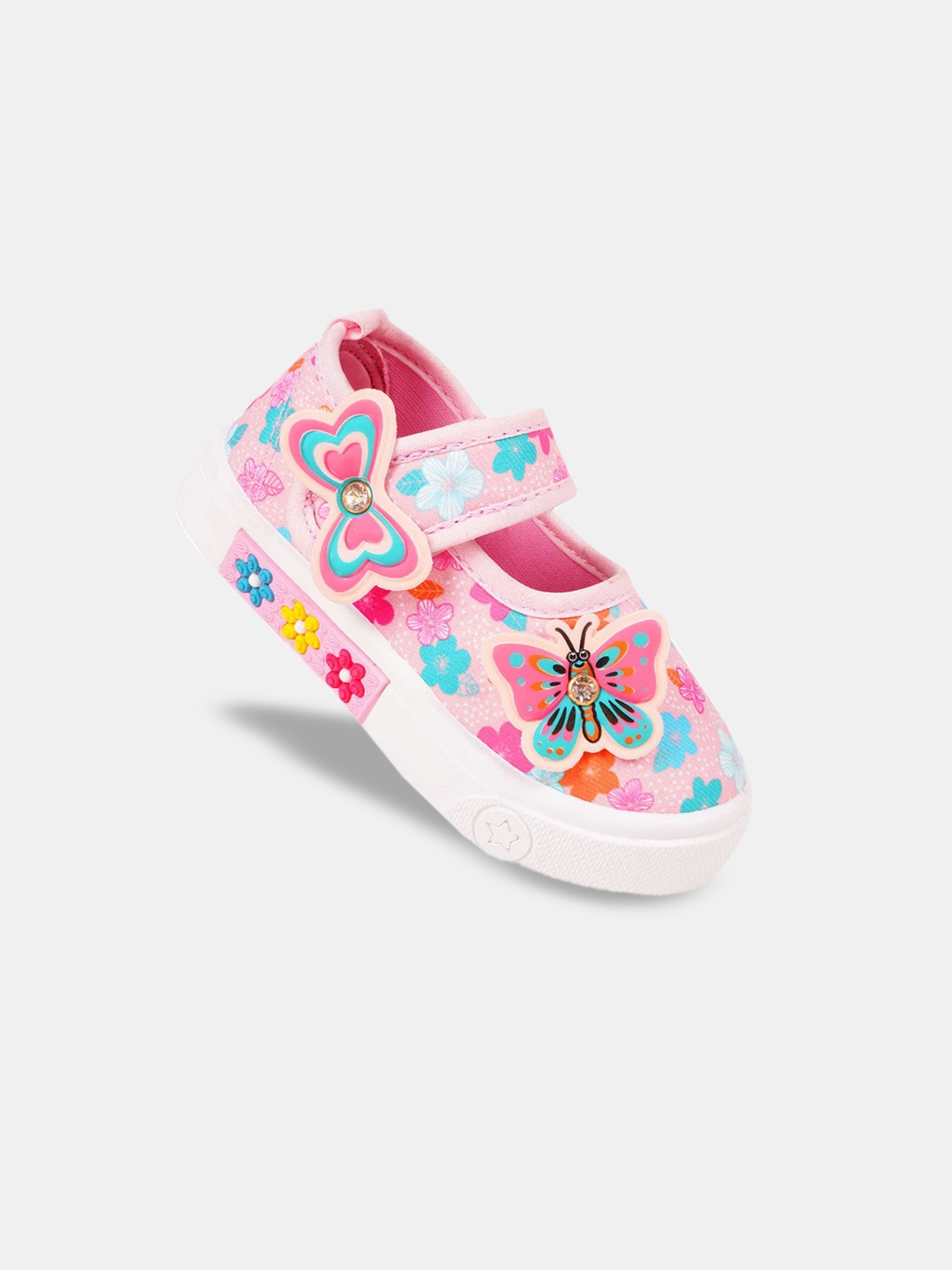 

Hopscotch Girls Printed Ballerinas, Pink