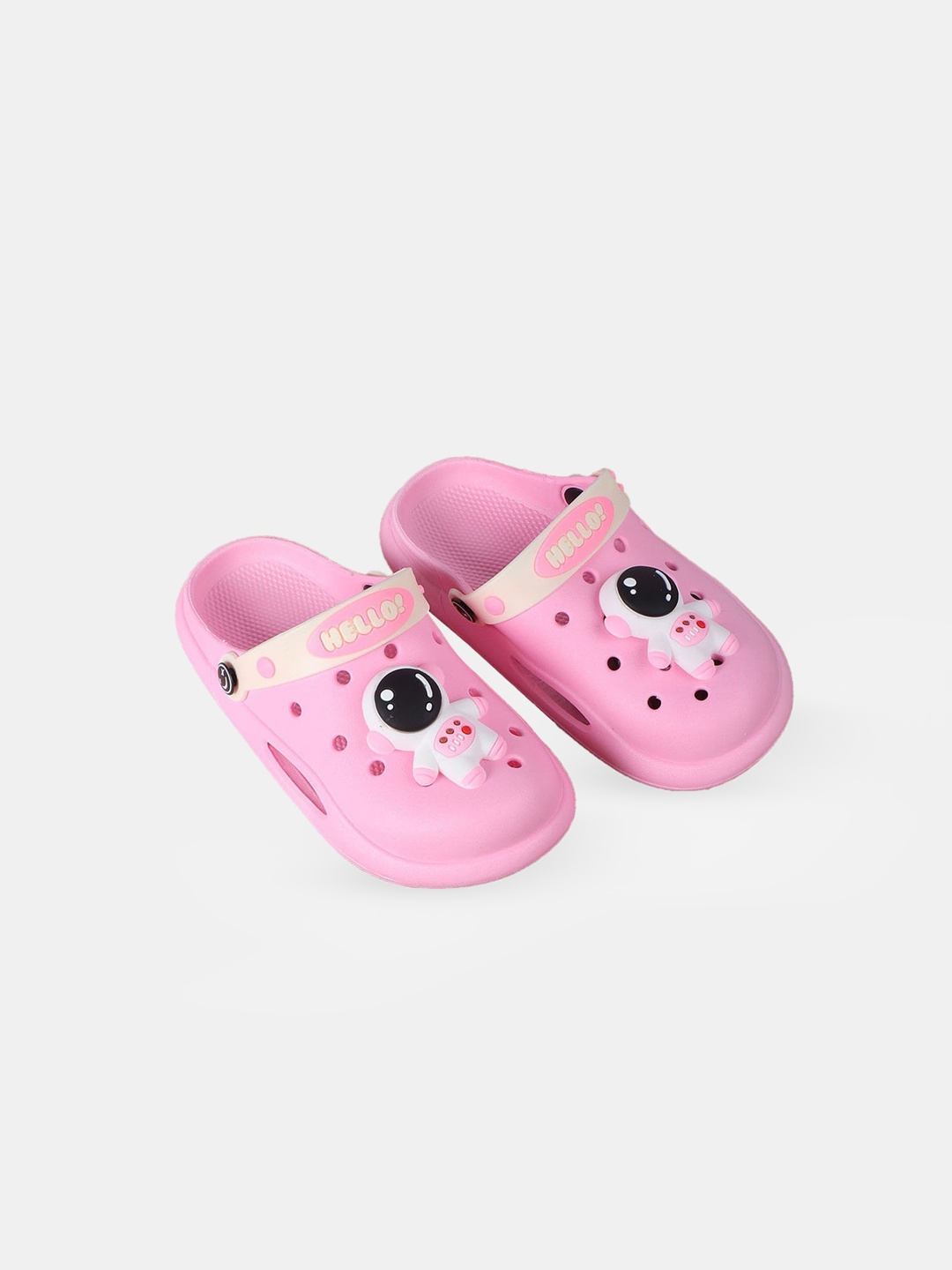 

Hopscotch Girls Applique Clogs, Pink