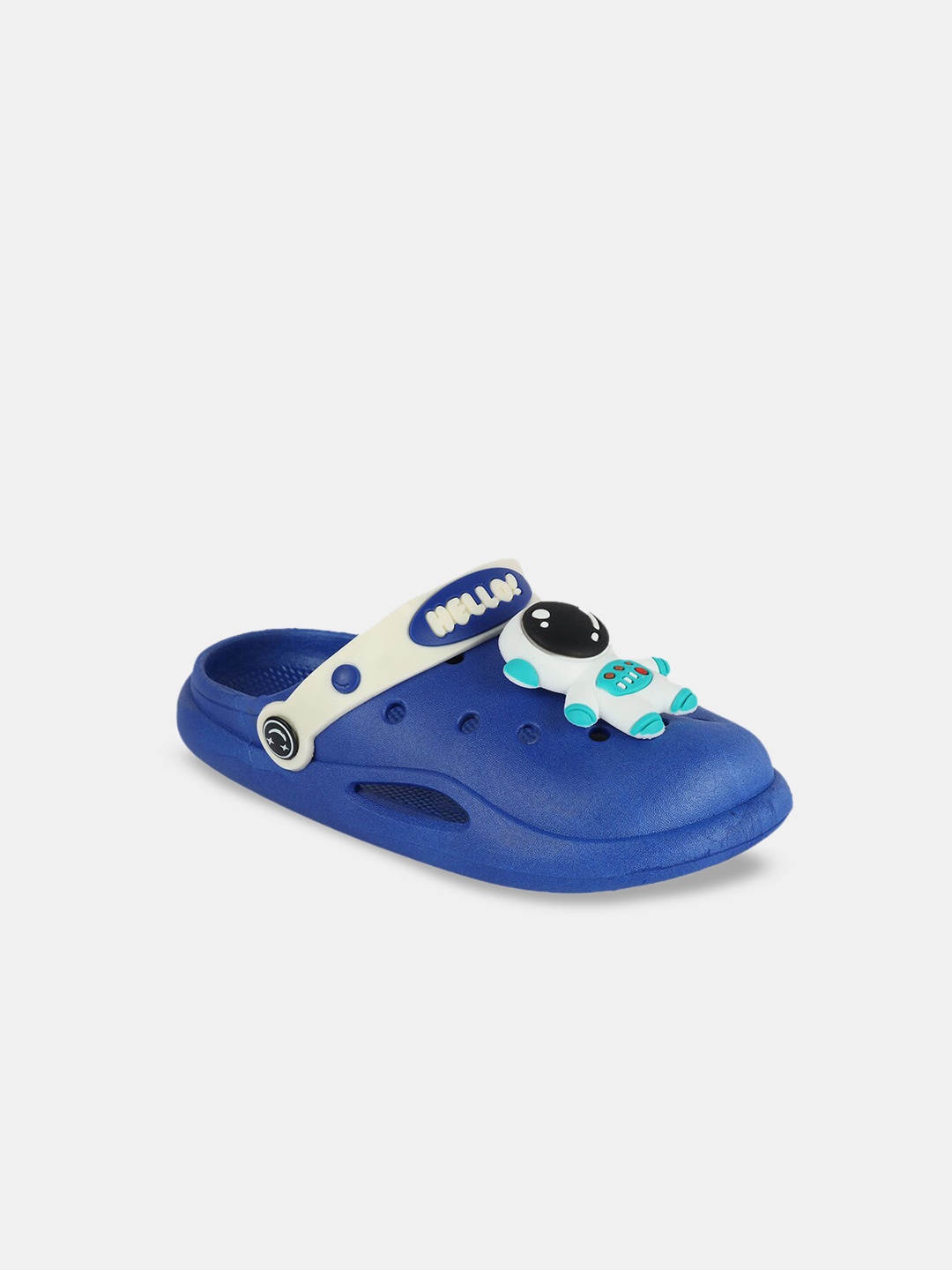 

Hopscotch Boys Applique Clogs, Navy blue
